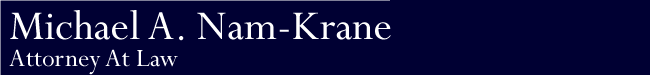 Massachusetts Criminal defense, specializing in sex offenses l Michael A. Nam-Krane, Attorney At Law